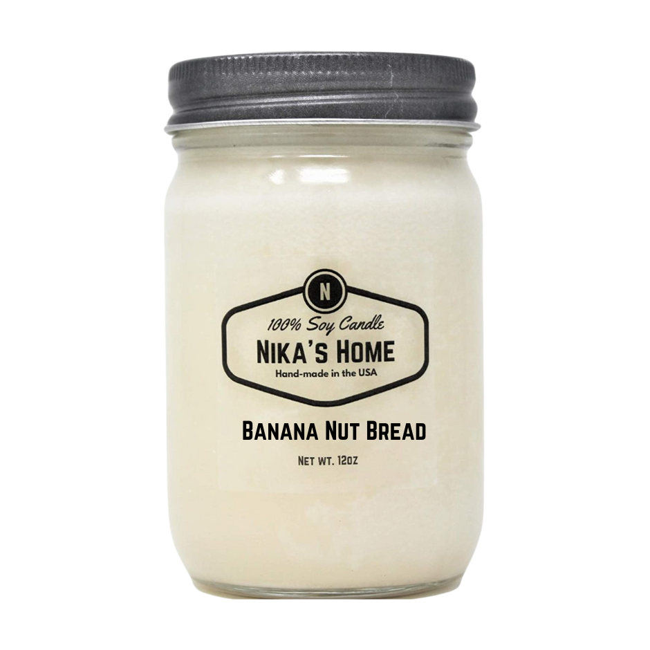 Banana Nut Bread, Natural Soy Candle